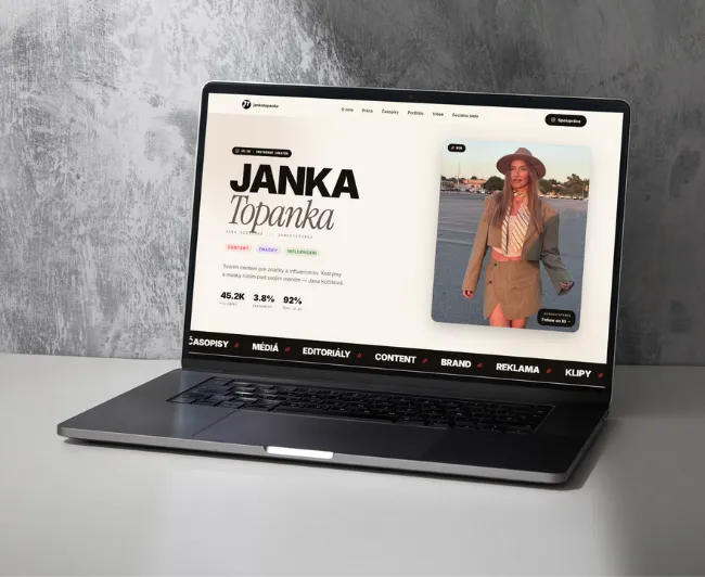 Realizácia SALELOGICS: Janka Topanka