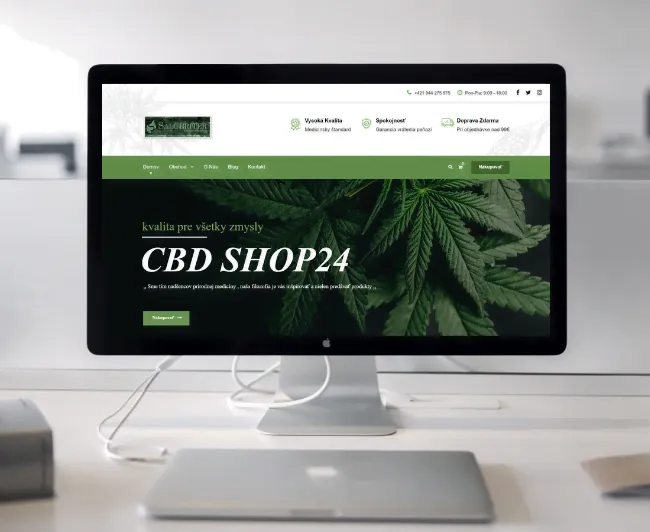 Realizácia SALELOGICS: CBD SHOP24