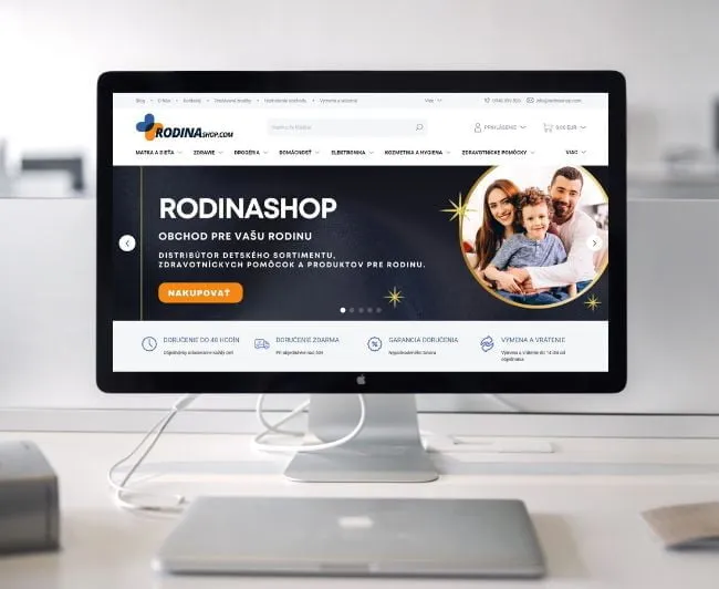 Realizácia SALELOGICS: RODINASHOP.COM