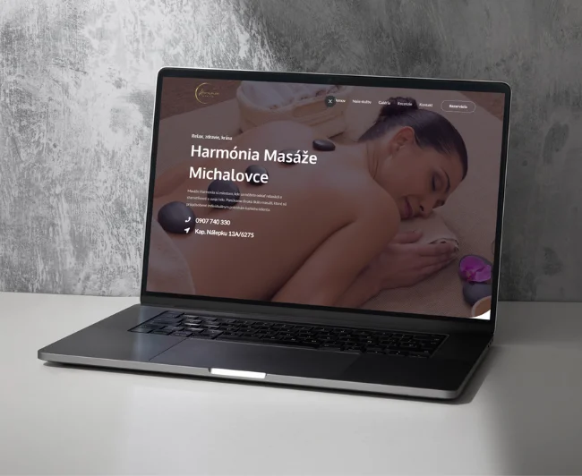 Realizácia SALELOGICS: HARMONIA MASÁŽE
