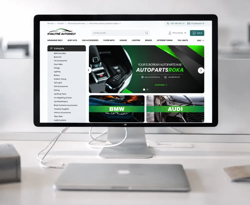Realizácia SALELOGICS: Autoparts ROKA
