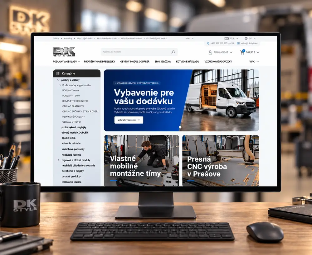 Realizácia SALELOGICS: DKstyle.online